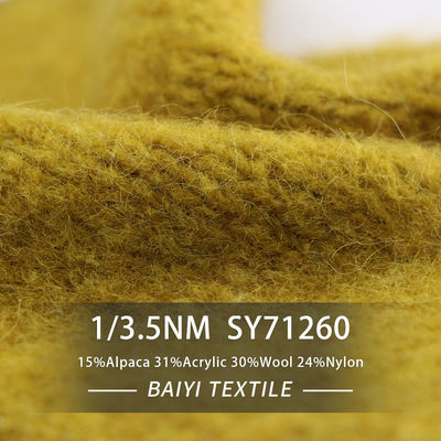 Practical 1/3.5NM smooth Alpaca Wool Soft , Multipurpose Alpaca Blend Chunky
