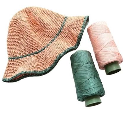Multi Scene Crochet Tape Yarn Cotton Linen Thread Practical For Summer Hat
